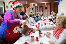 Merienda navideña de la Asociación de Amas de Casa 2023