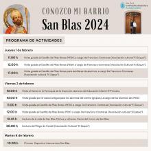 Programa de actos San Blas 2024_Colegio San José