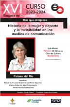 Conferencia de Paloma del Río en la Escuela de Ciudadanía
