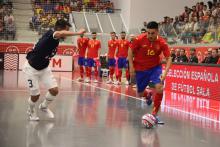 Amistoso España-Paraguay en el pabellón 'Manzanares Arena'