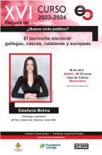 Cartel Escuela de Ciudadanía. Estefanía Molina