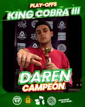 Daren quedó primero