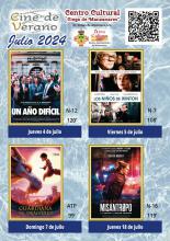 Cartelera del cine de verano (julio 2024) 