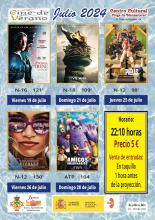 Cartelera cine de verano julio 2024