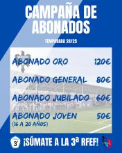 Campaña de abonados (Manzanares CF 2024-25)