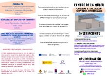 Cursos octubre 2024-enero 2025 Centro de la Mujer