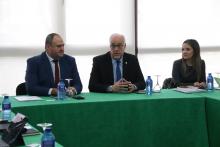 Reunión del Consejo de Dirección de la Consejería de Agricultura del Gobierno regional en Manzanares