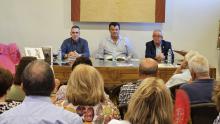 Paco Cañamero durante la presentación del libro en Manzanares