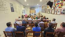Presentación del libro en la sede de la peña Sánchez Mejías