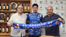 Gholami con Luis del Moral y Manolo del Salto