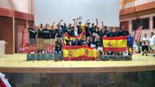 Podio por equipos del mundial