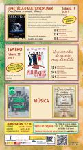 Programación Teatro Noviembre  Programacióbn Teatro Noviembre
