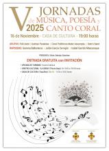 V Jornadas de música y poesía