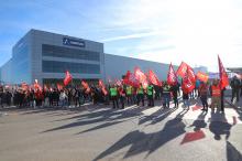 Imágenes de la concentración de la huelga del Sector del Metal en Manzanares