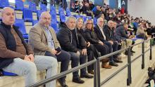 Autoridades en el palco del Manzanares Arena