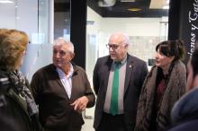 Visita Julián Nieva y Blanca Fernández a Artesanos Queseros Manchegos