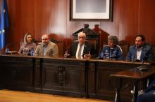 Recepción al Manzanares FS en el Ayuntamiento antes de la Copa de España 2026