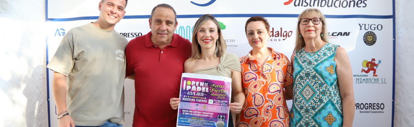 Presentación del I open de pádel 'Feria y Fiestas 2025'