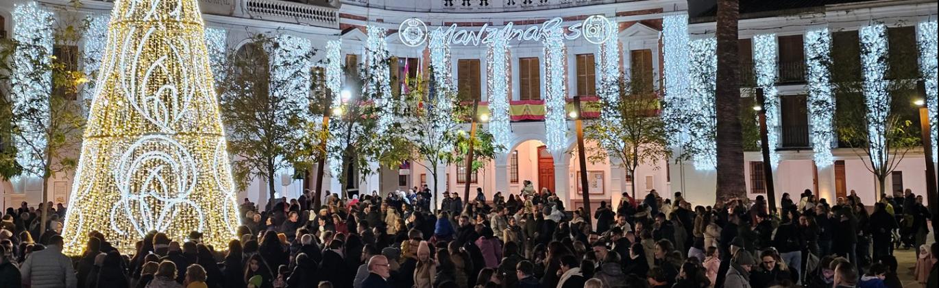 Encendido del alumbrado navideño (diciembre 2025)