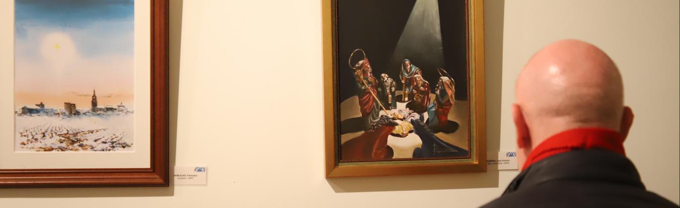 Una de las obras es la del recientemente fallecido José Antonio Romera