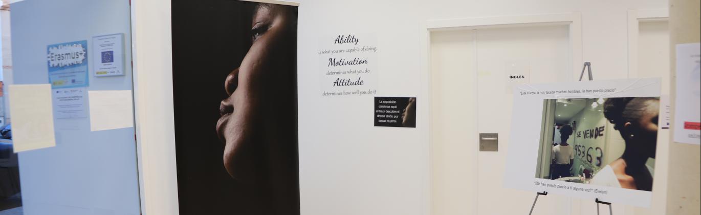 Exposición sobre la trata de personas - CEPA San Blas