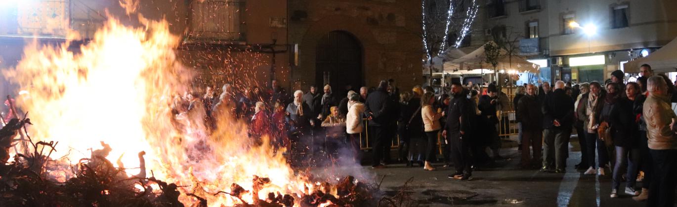 Hoguera de la Virgen de la Paz del año 2025