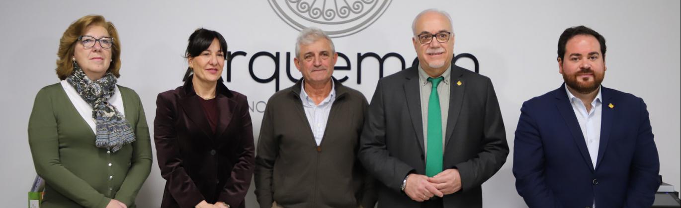 Visita Julián Nieva y Blanca Fernández a Artesanos Queseros Manchegos