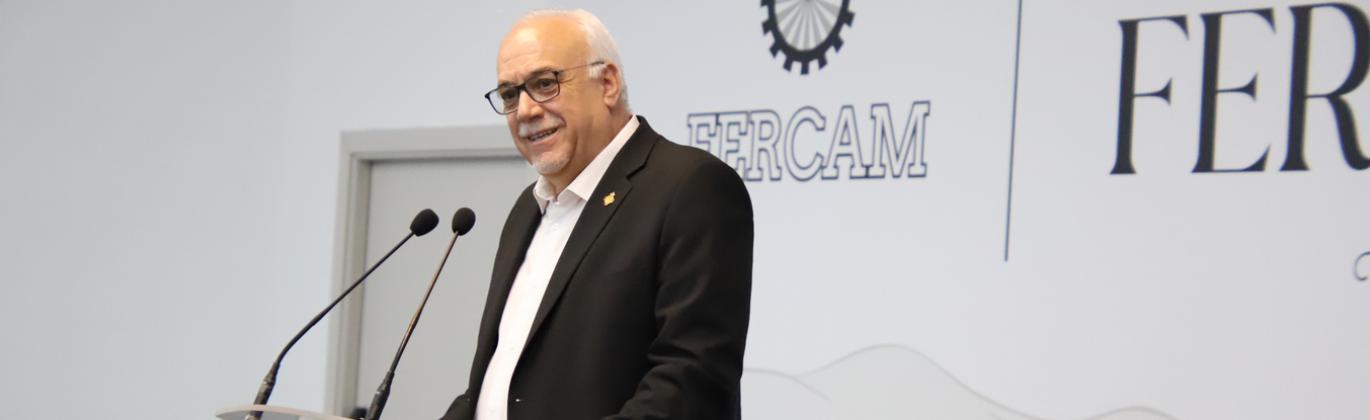 Julián Nieva en la inauguración de Fercam 2026