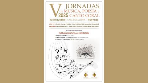 Embedded thumbnail for V Jornadas de Música, Poesía y Canto Coral
