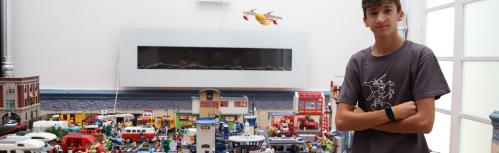 Exposición de Playmobil en el museo PlomHist