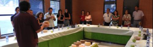 Cata de queso manchego en Fercam