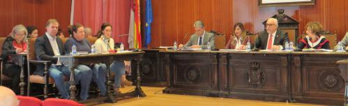 Julián Nieva en el pleno de octubre