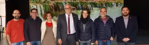 Julián Nieva visita la casa de acogida de Basida