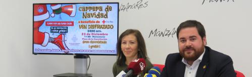 Presentación de la Carrera de Navidad de Manzanares a beneficio de Cruz Roja