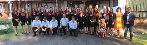 Equipo de azafatas y azafatos en Fercam 2018