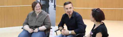 Encuentro literario del club de lectura con Jesús Manrique