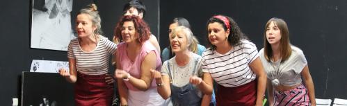 Ensayo del musical Mamma Mía