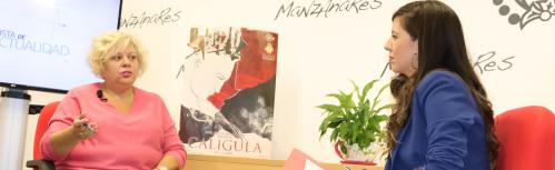 Teresa Serna directora de Calígula en Manzanares10TV