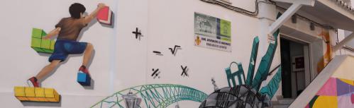 Entrada a la Casa de la Juventud