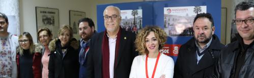 El PSOE en su sede tras ganar las elecciones