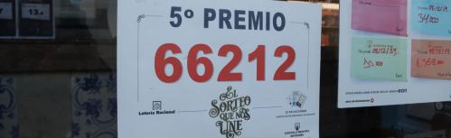 5º premio de la Lotería de Navidad 2019 en el Bar Menano