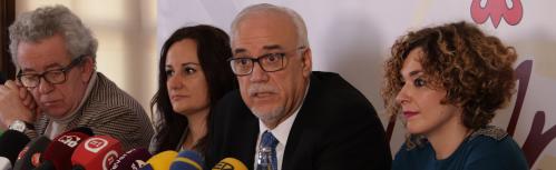 Comparecencia de Julián Nieva ante los medios de la provincia