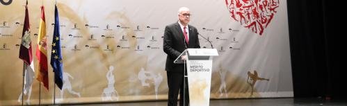 Intervención de Julián Nieva en la Gala del Deporte de Castilla-La Mancha celebrada en el Gran Teatro
