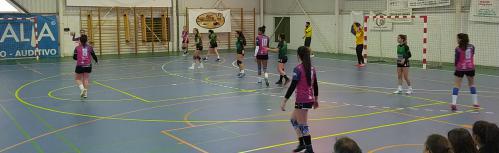 Jugada del partido ante las toledanas