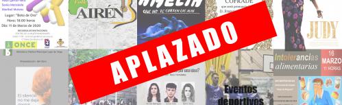 Mosaico de actos suspendidos o aplazados