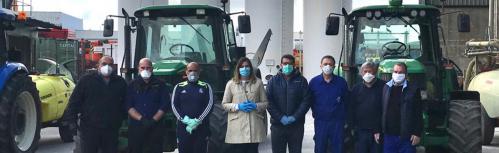 El Ayuntamiento muestra su agradecimiento a los agricultores y entidades que colaboran en la desinfección de Manzanares