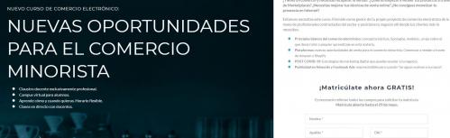 Curso de comercio electrónico 'Nuevas oportunidades para el comercio minorista'