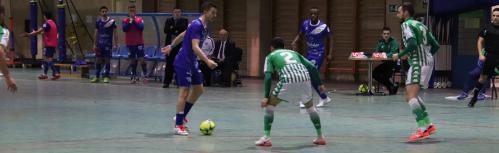 Manu Diz en el partido Manzanares FS Quesos El Hidalgo-Real Betis Futsal
