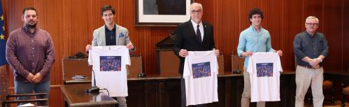 Recepción al Manzanares CF en el Ayuntamiento por el ascenso a Tercera División