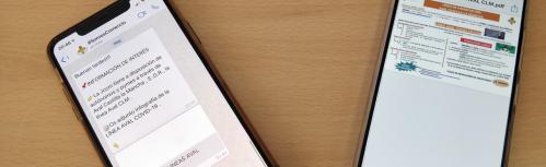 Canales de comunicación #SomosComercio y #SomosHostelería